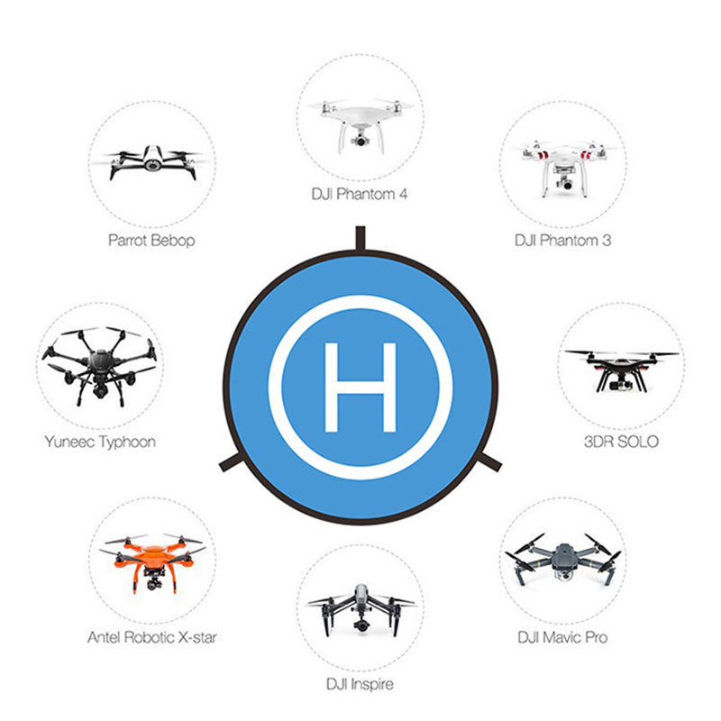 Drone Quadcopter lipat, akseso - Drone Landing Pad ulasan dan harga