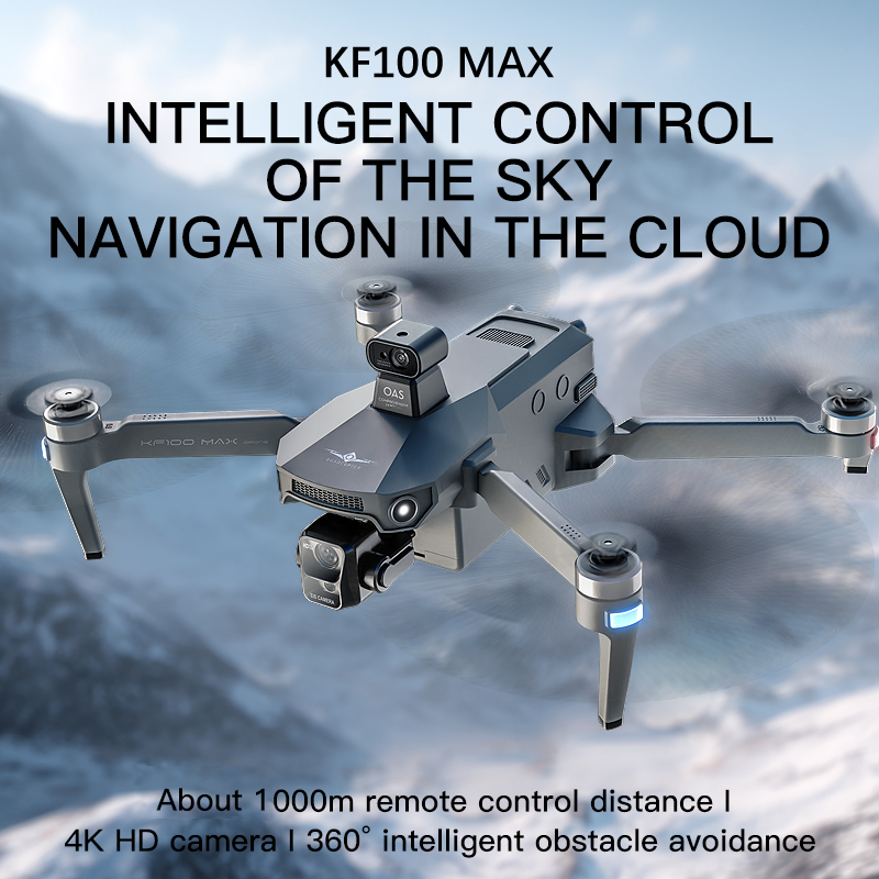 KF100 MAX Drone GPS Kamera 4K  - Drone Controller Screen ulasan dan harga